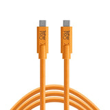 TetherPro 10G USB-C to USB-C, 3' (1m), High-Visibility Orange, 60W PD
