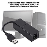 Usb2.0 56K External Dial Up Fax Data Modem, V.92 Voice Fax Data Modem Dongle Adapter, For Windows 98, For Win Se, For Win 2000, For Win Xp, For Win Vista, For Win 7