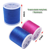 45 Spools Polyester Sewing Thread Kit for Hand & Machine Sewing, 4500 Yards