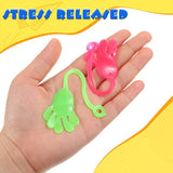 500 Pcs Mini Stretchy Sticky Toys, Bulk Stretchy Sticky Toys For Classroom Birthday Party Favors, 1 1/4 Inch