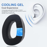 Gsp 300 Cooling Gel Ear Pads Replacement Ear Cushions Compatible With Sennheiser Gsp 370, Gsp 350, Gsp 303, Gsp 302, Gsp 301 And Gsp 300 Headphones Softer Memory Foam Earpads Ear Cups Cover - Black