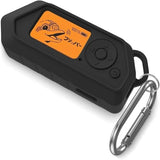 for Flipper Zero Case Cover, Soft Silicone Protective Case Only Compatible with Flipper Zero Device with Carabiner Accessories Set(Black)