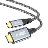 Usb C To Mini Hdmi Cable 5Ft,4K@60Hz Type C To Mini Hdmi 2.0 Hdr Cord For Lapt