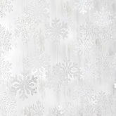 Snowflake-Snow Silver Christmas Party-Decoration Garland - 52Ft Frozen Winter Wonderland Ornaments Hanging Paper Streamers,New Years Birthday Baby Shower Wedding Holiday Ceiling Decor