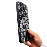 Compatible For Motorola Moto G 5G 2025 Case, Cute Skull Skeleton Scary Face Designed Cool Fun Funny Phone Case, Soft Tpu Cover For Women Girls Boys Teens Kids For Moto G 5G 2025 (Black)