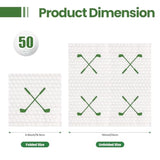 50 Pieces Golf Paper Napkins 13 X 13 Inches Luncheon Napkins Cocktail Napkins Disposable Sports Theme Decorations For Kids Baby Shower,Birthday Party,Golf Theme Party Supplies