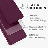 kwmobile Case Compatible with Google Pixel 7 Case - TPU Silicone Phone Cover with Soft Finish - Bordeaux Violet