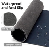 Magnetic Wireless Charging Desk Pad, Office Desk Mat With Wireless Charger, Waterproof And Scratch-Resistant Large Mouse Mat, Microfiber Leather Mouse Pad For Office And Home Use, Blue Color