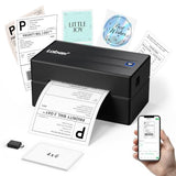 Bluetooth Thermal Shipping Label Printer, 4X6 Wireless Shipping Label Printer With Holder For Small Business, Compatible With Iphone, Android, Windows, Mac, Chromebook, Usps, Ebay, Shopify