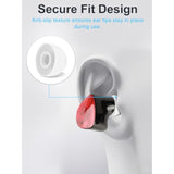 Replacement Ear Tips For Noble Fokus Amadeus β 3 Pairs Silicone Earbuds Tips (S/M/L), Soft Anti-Slip Covers, Noise Isolation, Washable, Comfortable Secure Fit For Daily Use(White)