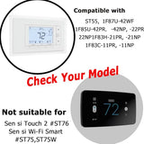 F61-2663 Wall Plate For Sen Si Wi-Fi Programmable Thermostat,Hand Control, White (2)