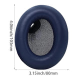 Replacement Ear Pads Compatible With Sony Wh-1000Xm4 Wireless Noise-Canceling Headphones, Earpads Cushions With Soft Protein Leather And Memory Foam (Blue)