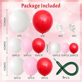 Cherry Balloon Arch Kit: Red, Pink & White Garland