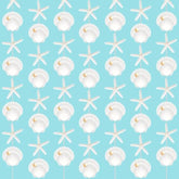 Beach Seashell Starfish Garlands 8Pcs Coastal Nautical Decorations Ocean Seashell Starfish Paper Pre-Strung Garland Banner Birthday Party Decor For Mermaid Theme Baby Shower Wedding Supplies