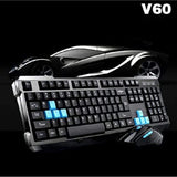 UniFire V60 Waterproof 2.4G Wireless Gaming Keyboard with Mouse DPI Control For DESKTOP PC Laptop Wireless Keyboard Mouse Combos (black)