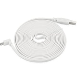 For Wyze Cam Pan V3 Power Cord 90 Degree L-Shape Connector Micro Usb Right Ang