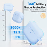 for Airpods Pro 3 Case 2025 with Cleaning & Keychain, Soft Silicone Case for AirPods Pro 3rd Generation Case Cover for Women Men Girly,