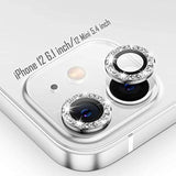 Compatible With Iphone 12 / Iphone 12 Mini Camera Lens Protector, 9H Tempered Glass Camera Cover Screen Protector For Iphone12 Mini 5.4 Inch / Iphone12 6.1 Inch 2020 (Diamond)