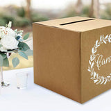 Kraft Card Box Wedding Favors Post Boxes Cardboard Wedding Party Decor Table Centerpiece