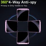 (2 Pack 360 Degree Privacy Screen Protector For Iphone 16 Pro Max 6.9 Inch Tempered Glass, 4 Way Anti-Spy, Full Coverage, Anti Scratch, Bubble Free, Case Friendly