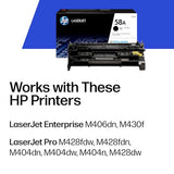 58A (Cf258A) Black Original Toner Cartridge