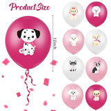 36 Pieces Puppy Balloons 12 Inch Dog Latex Print Balloons Pack Decorations Dog Theme Party Supplies For Birthday Baby Shower Pets Theme Party(Cute Style)