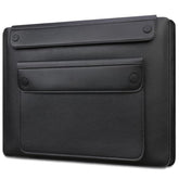 14 Inch Laptop Sleeve Case For Hp 14" Laptop, Lenovo Dell Asus Acer Chromebook 14, Hp Stream 14/Ultrabook, Dell Latitude 14, Asus Vivobook 14, Leather Computer Sleeve With 3 Compartments, Black