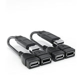 Usb Splitter, 1 Male To 2 Female Usb Extension Cable Connectors,Usb A 2.0 Male