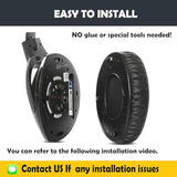 Earpads Replacement Cushion Compatible With Sennheiser Hdr160/Rs160,Hdr170/Rs170,Hdr180/Rs180,Hdr190/Rs190 Headphones Premium Ear Pads With Softer Protein Leather/Memory Foam