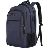 Laptop Backpack,Slim Travel Backpack With Laptop Compartment For Men Women,College Daypack Gift Computer Bag Fits 15.6 Inch Notebook, Blue
