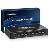 8 Port 2.5Gb Unmanaged Ethernet Switch With 8* 2.5G Base-T Ports. 2.5Gbps Network Switch For 2.5Gbps Nas/Pc, Wifi6 Router, Wireless Ap. Fanless Design, Plug And Play