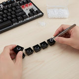 200 Pieces O Ring Keyboard, O Rings Keycaps, Clear Rubber Keycap Dampeners With Plastic Storage Box For Mx Switch And Mechanical Keys