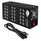 Usb Charging Station, 60 Port 300W/60A,Intelligent Protection,Multiport Usb Charger Station For Smartphone Tablets School Hotel