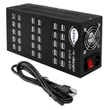 Usb Charging Station, 60 Port 300W/60A,Intelligent Protection,Multiport Usb Charger Station For Smartphone Tablets School Hotel