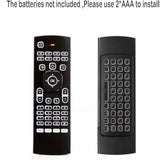 2 Pack Mx3 Pro Mini Keyboard Backlight Fly Remote Mouse,Android Tv Remote Control,Ir Learning Mini Wireless Keyboard For Android Tv Box.Htpc.Iptv,Networked Set-Top Box,Mini Pc(Battery Not Included)
