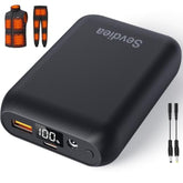 Heated Vest Battery Pack 7.4V 16000Mah Compatible With Ororo And Venustas, Battery Pack For Heated Vest With Led Display, Rechargeable Power Bank With Dc/Usb/Type-C Output For Heated Jackets