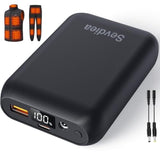 Heated Vest Battery Pack 7.4V 16000Mah, Battery Pack For Heated Vest, Lcd Display Power Bank For Heated Vest With Usb Dc Port