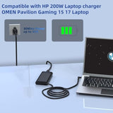 90W Ac Dc Adapter Charger For Hp Pavilion All-In-One Desktop Pc 20-B312 20-B31