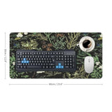 Plant Flower Mouse Pad Gaming Large Extended Computer Mouse Mat Keyboard Full Desk Pad Mousepad For Gaming, Office, Home 11.8X23.6 Inches