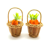 4Pcs Tiny Miniature Rattan Baskets With Handles Small Woven Tote Flower Girl Baskets Dollhouse Play Scene Ornament Mini Flower Basket For Wedding Party Favors Crafts Decor Willow Basket