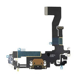 Dock Connector Compatible With Iphone 12/12 Pro 2020 - Charging Port - Flexible Cable - Replacement Headphone/Microphone/Antenna Port - With Screwdriver - Black