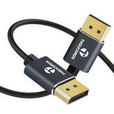 Displayport Cable 10Ft, Certified Ultra Slim & Thin 8K 4K Display Port 1.4 Cab