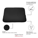 17" Soft Sleeve Laptop Case Blue