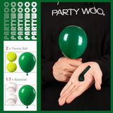 Dark Green Balloons 120 Pcs 5 Inch Small Mini Hunter Emerald Forest Green Latex Balloons For Graduation Christmas Mardi Gras Jungle Safari Birthday Party Decorations Green-Y56