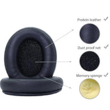 K361 Replacement Ear Pads Compatible With Akg K361 K361Bt K371 K371Bt Headphones, Earpads Cushions With Soft Protein Leather And Memory Foam (Black)