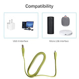 Cord Replacement For Ue Boom Charger, 1.2M Usb Charging Cable Compatible With Logitech Ultimate Ears Boom 3/ Megaboom 3/ Ue Wonderboom/Ue Boom/Megaboom/Mega Boom (2 Pcs, Yellow)