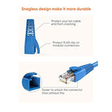 CableCreation RJ45 Ethernet Network Cable Strain Relief Boot 50-Pack Fits CAT5