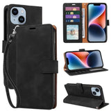 iPhone 14 Wallet Case with RFID Blocking and 4 Card Slots, Black