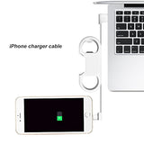 iPhone Charging Cable Keychain Bottle Opener Portable White