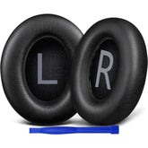 Protein Leather Replacement Earpads For Bose 700 (Nc700) Wireless Headphones, Ear Pads Cushions With Softer Protein Leather, High-Density Noise Cancelling Foam, Added Thickness - Black